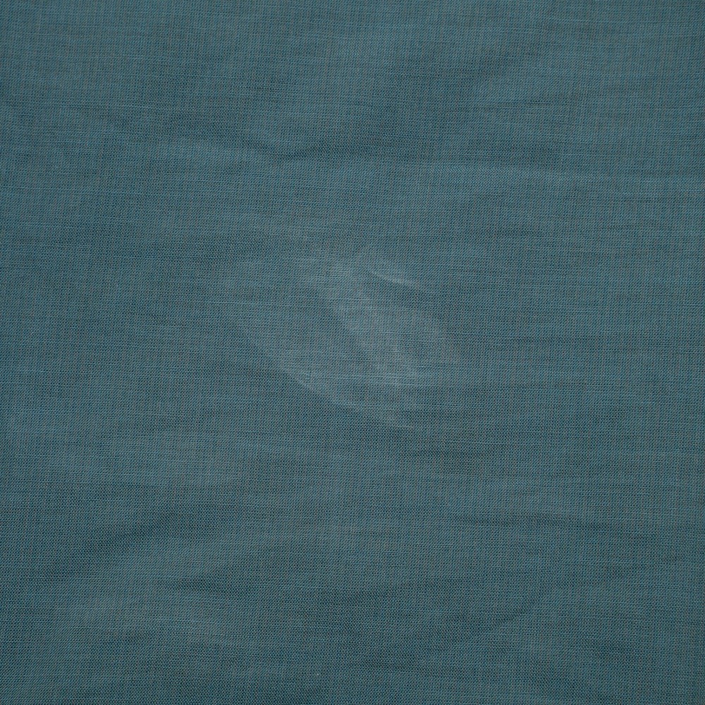 Vtg 60s Cotton Camp Loop Collar Mansmooth Selvedge Button Up Shirt Manhattan M - Picture 9 of 10